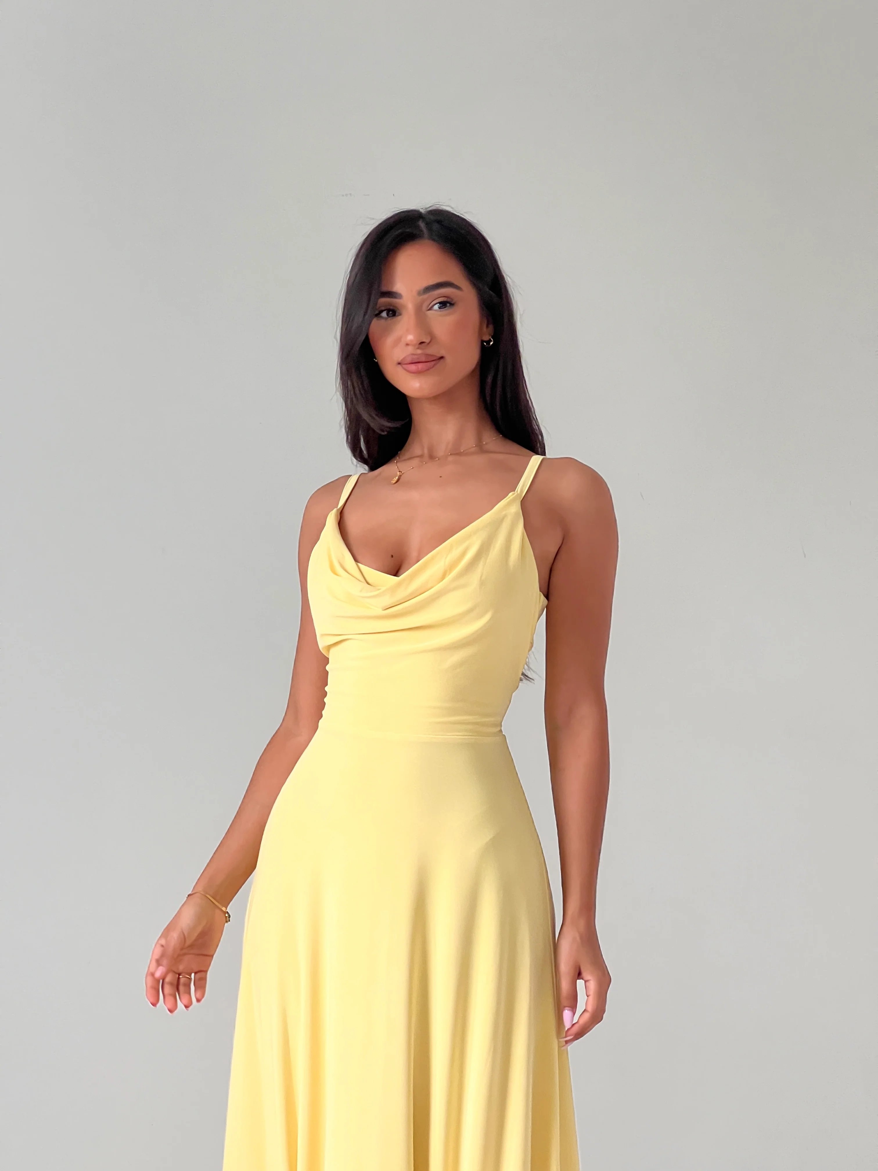 🔥Last Day Promotion 50% OFF🔥Lulah Drape Maxi Dress with Built-in Bra