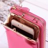 (🔥Hot Summer Sale - 50% OFF) Women Phone Bag Solid Crossbody Bag -  Buy 2 Free Shipping