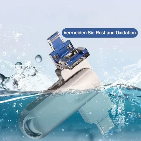 🔥Heißer Verkauf-49% Rabatt - [Multifunktional] Vier-in-Eins-Flash-Laufwerk für Mobiltelefone mit großer Kapazität