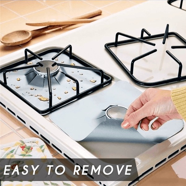 (HOT SALE - SAVE 50% OFF) Easy-Wipe Stove Protector(4 pcs) - BUY 2 FREE SHIPPING