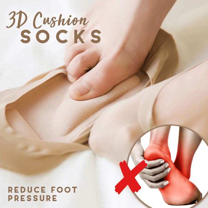 3D Cushion Socks (2 PAIRS)