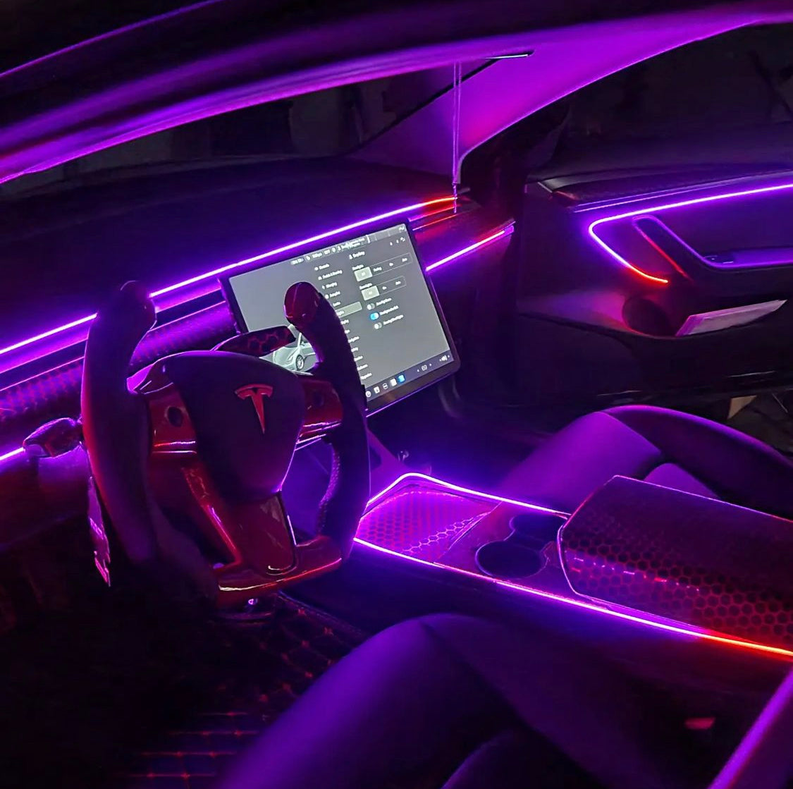 Flow Series LED Interior Dash Trim Ambient Lighting + Footwell Lighting Kit