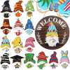🎅2025 Halloween Sale 50%Off🎄Interchangeable Wooden Gnome Welcome Sign