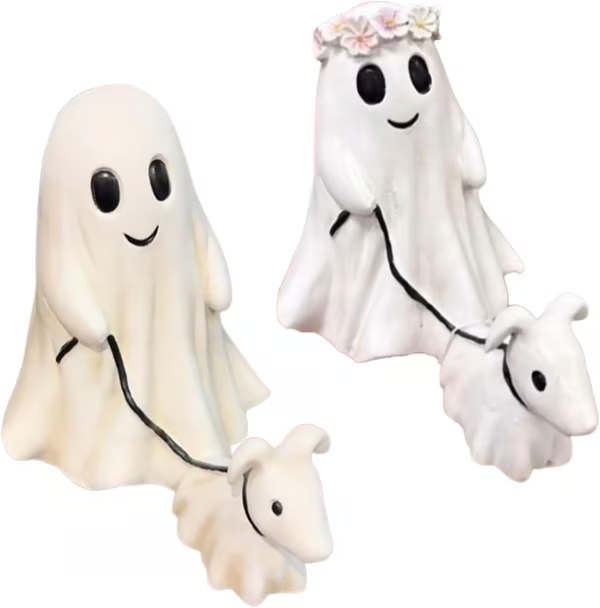 👻100% Handmade Ghost Walking Dog Statue(𝐒𝐦𝐢𝐭𝐡 𝐇𝐚𝐧𝐝𝐦𝐚𝐝𝐞®)