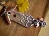 The 1950’s Little “April” Birdhouse Necklace or Purse Charm • Made From Authentic Silver-Plated, Vintage Silverware