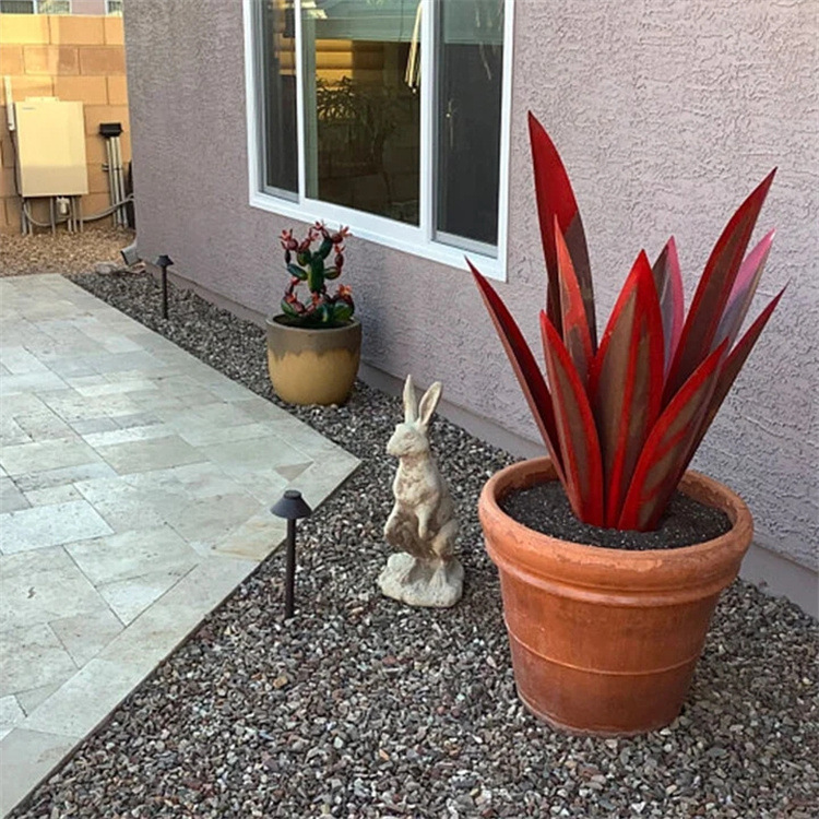 2024 Spring Sale 50% OFF - 🌵Rust-Style Metal Tequila  Agave Plant