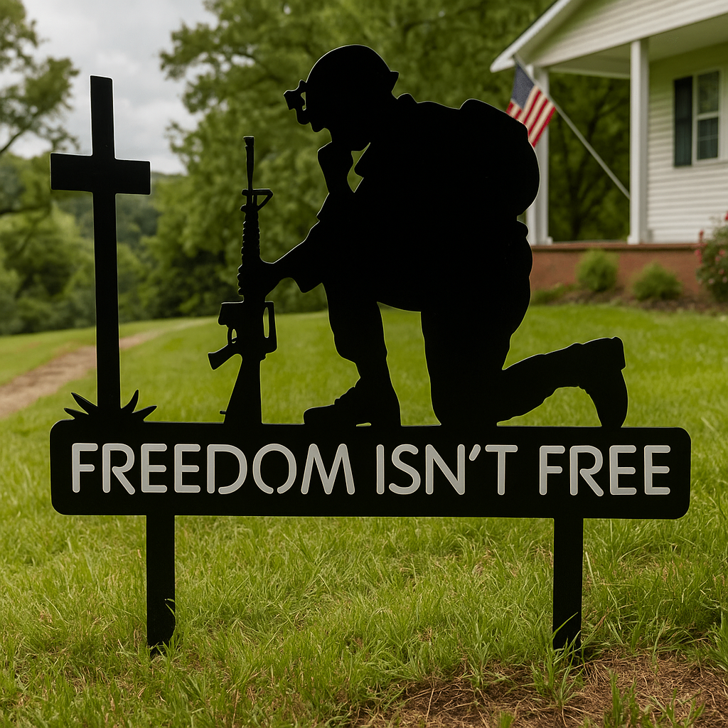🎖️July 4th Flash Sale: 50% OFF Sitewide! 💕Handmade Memorial Metal Plaque For Soldiers