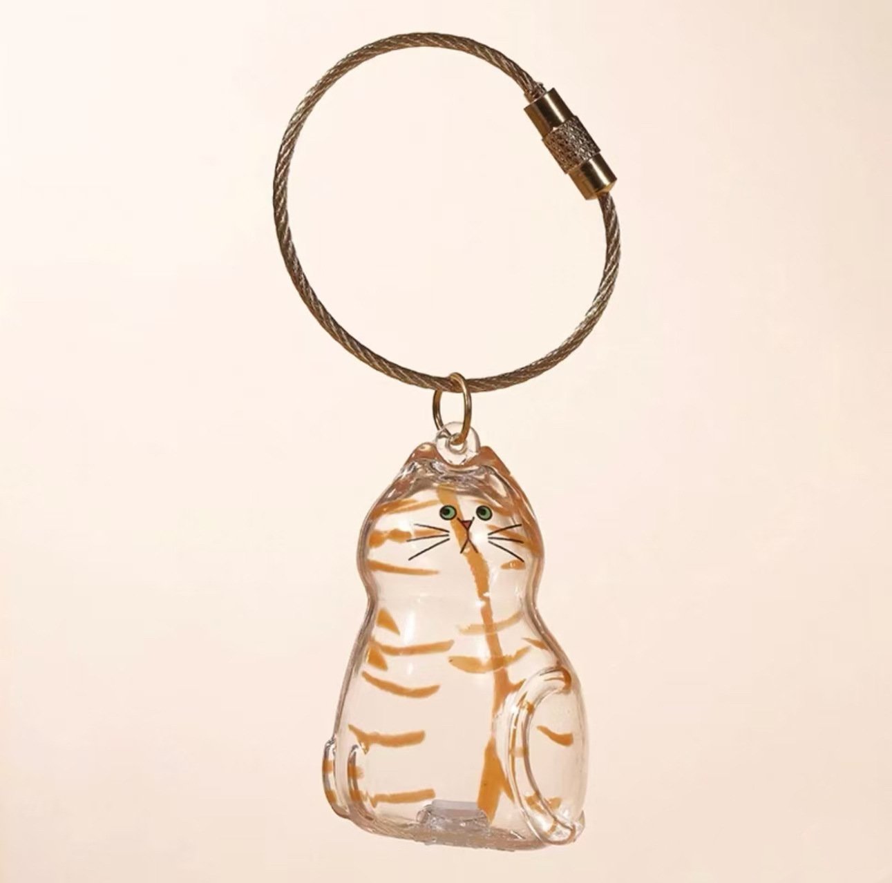 😻💕Cat Hair Collector Keychain Charm - Memorial Storage Box