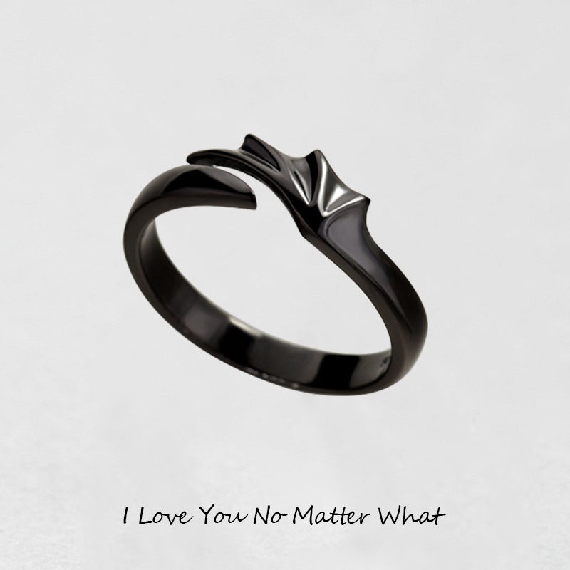 (🔥Valentine's Day Hot Sale--50% OFF) Love Style-Evil & Angel Rings