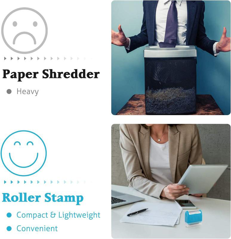 Privacy Protection Roller Stamp