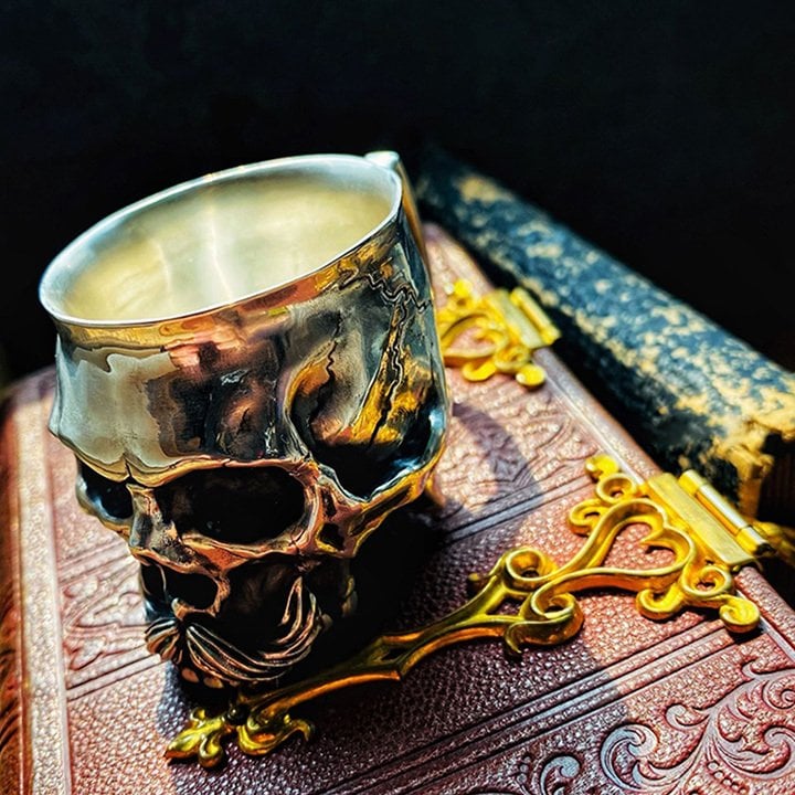 💥Party Mustache Gothic Engraved Drink Cup