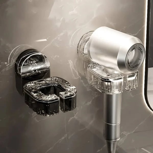 🔥Last Day 50% OFF🔥 - 🧼🧼Rotating Hair Dryer Rack Punch-Free