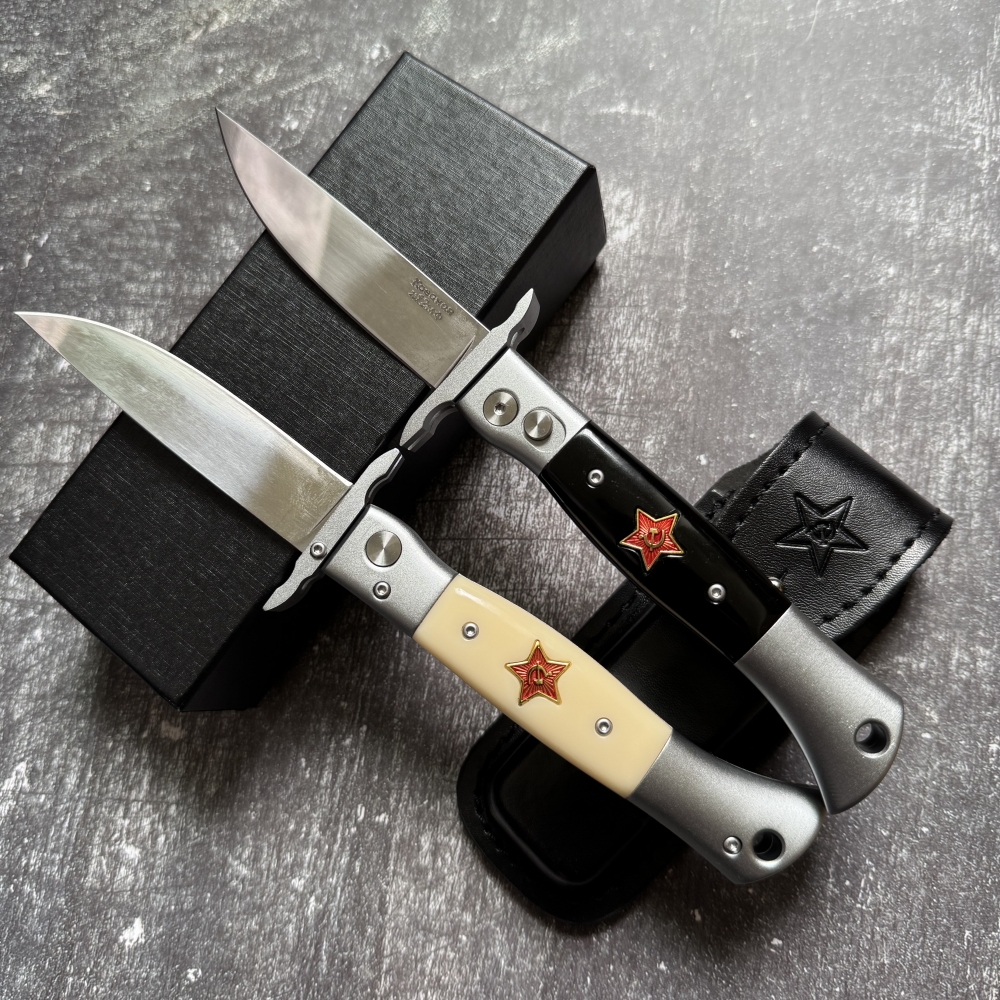Semi-automatic outdoor EDC high quality folding knife