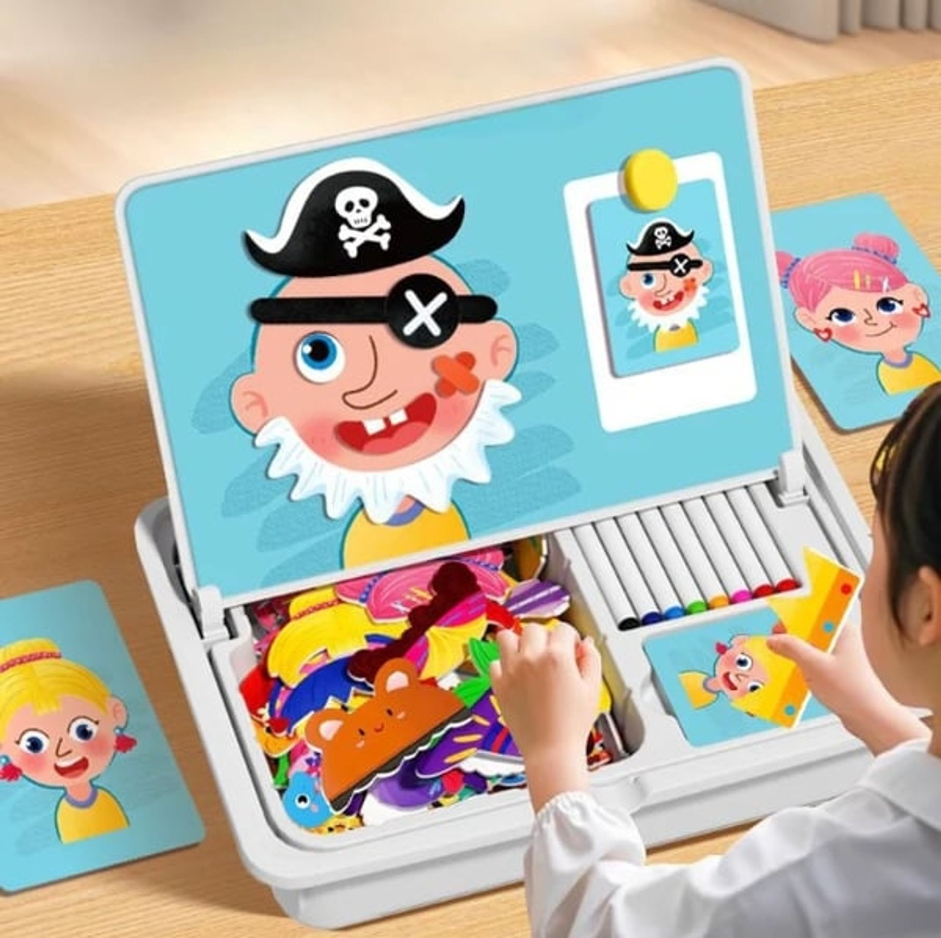 💥LAST DAY SALE 50% OFF💥Magnetic Puzzles Face Dress Up Travel Game