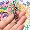 🎵Music multicoloured metal paper clips(100 PCS)