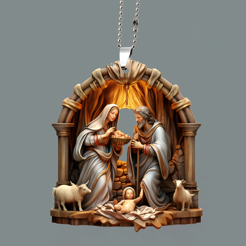 (🌲Early Christmas Sale- 50% OFF🎅) Nativity Christmas ornament