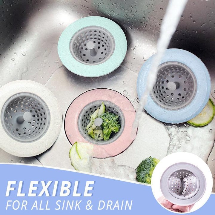 Silicone Anti-Clog Flexible Sink Strainer-BUY 4 FREE SHIPPING