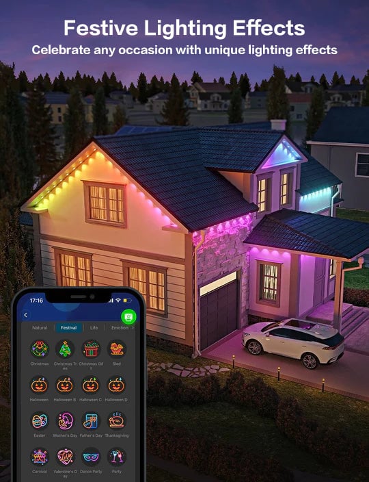 Christmas Sale 48% OFF🔥Wi-Fi Bluetooth Smart Led for outdoor