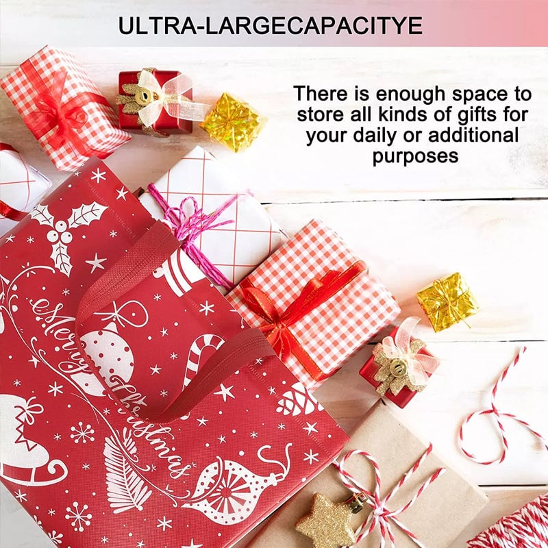 🎁2025 Reusable Christmas Gift Bags🔥Buy 6 Save 20% OFF & Free Shipping