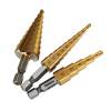 TITANIUM STEP DRILL BIT (3 PCS)