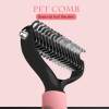 Last Day Promotion 48% OFF - Pet Grooming Dual Sided Comb