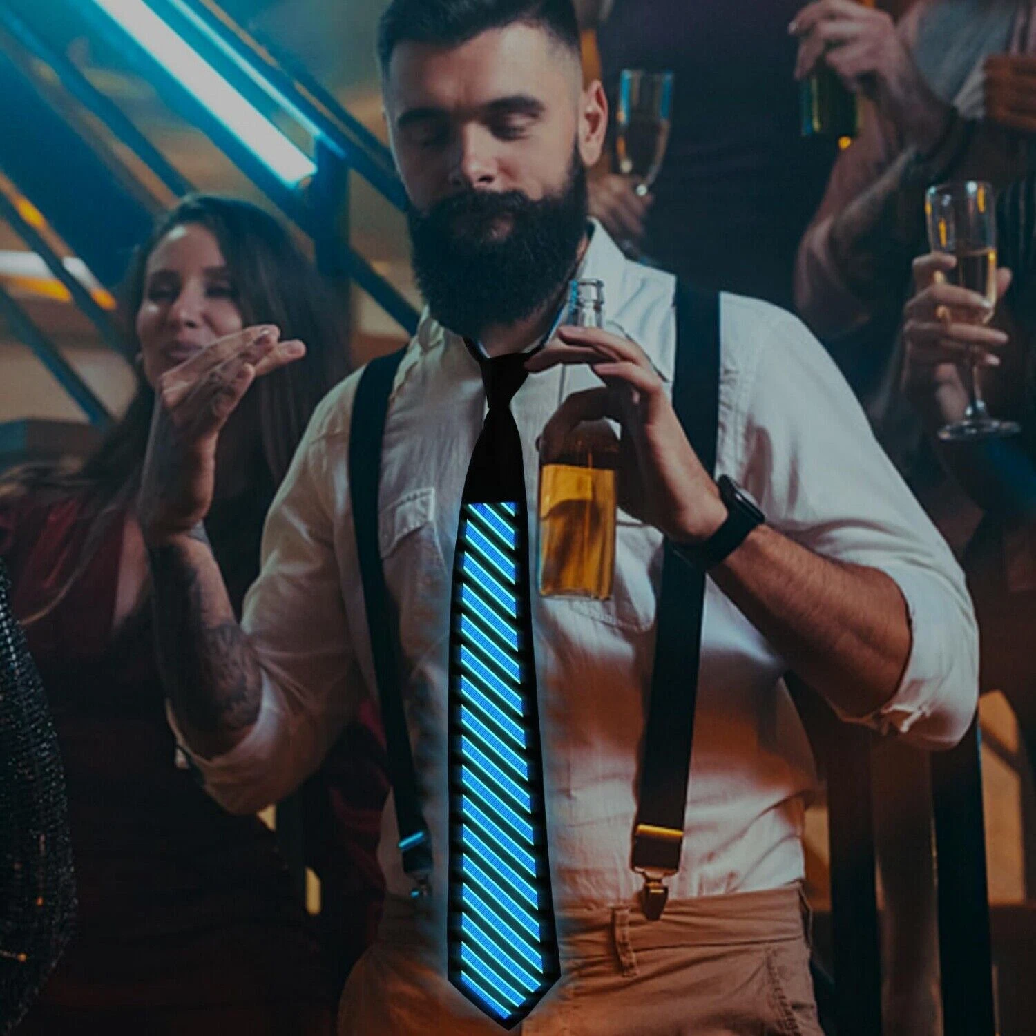 Fashion Sound Control LED Tie