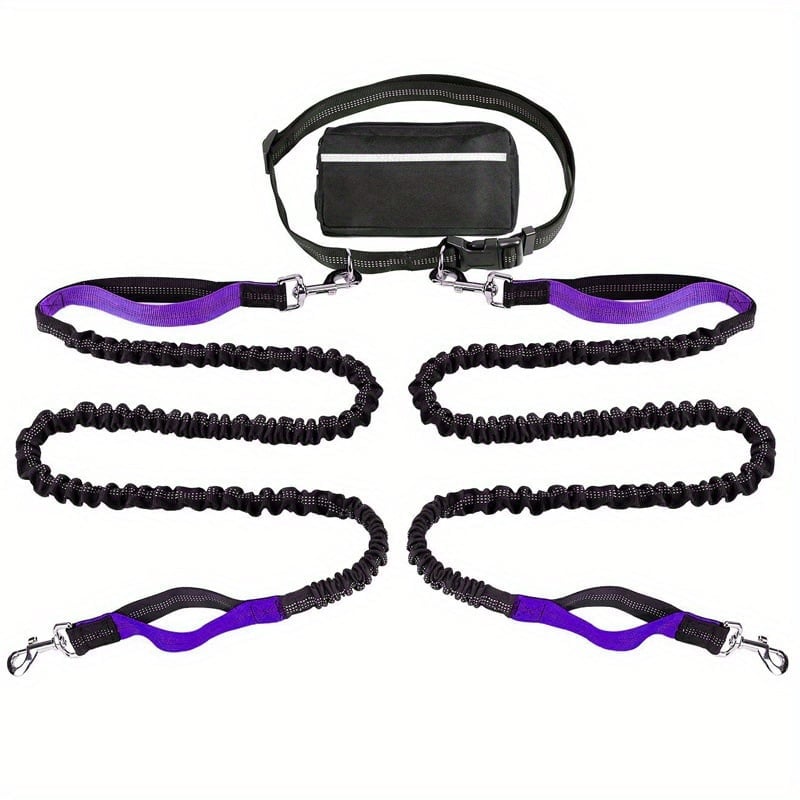 🎁TikTok Last Day Sale - 70% OFF🎉Hands Free Dog Leash with Zipper Pouch