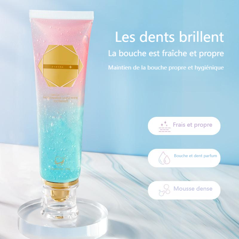 🦷 Dentifrice blanchissant à la niacinamide – Pour des dents plus saines et plus blanches !