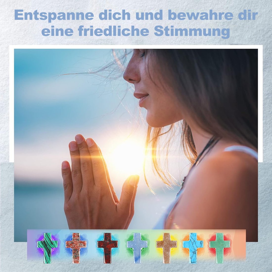 🎁LETZTER TAG 49 % RABATT✝️Handgefertigte Kreuze aus natürlichem Kristall