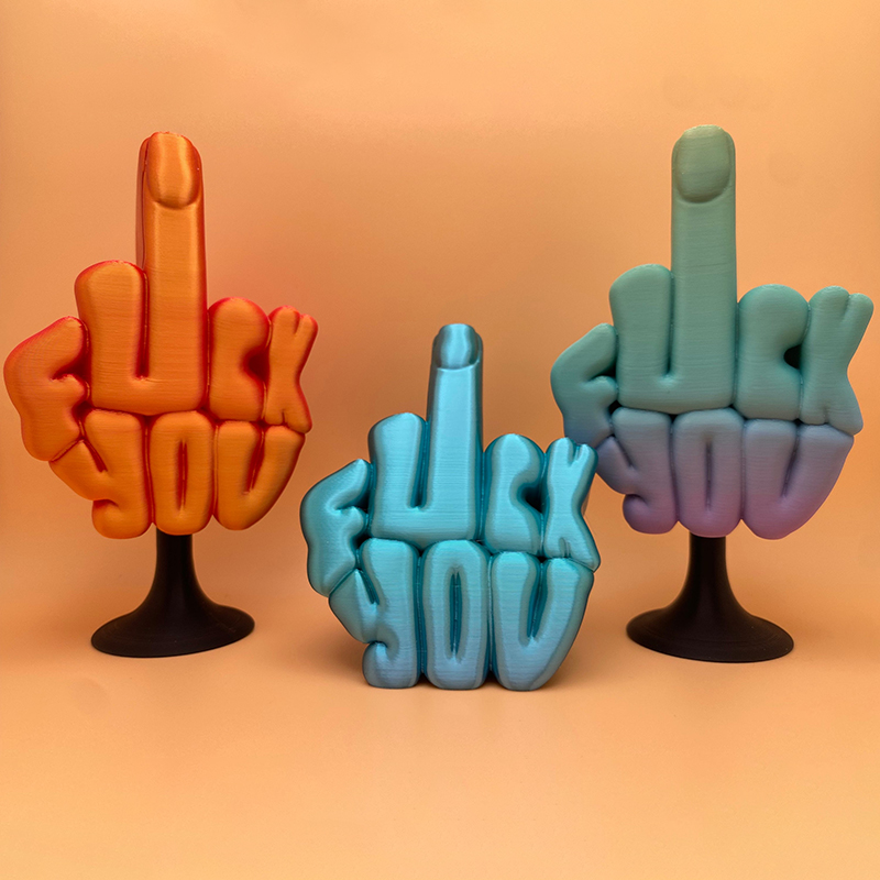 F**k You Middle Finger Desk Decor