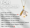 🎁💗Meine kleine Stern-Buch-Kette für Tochter & Sohn, Geburtstagsgeschenk, Abschluss-Schmuck der Liebe