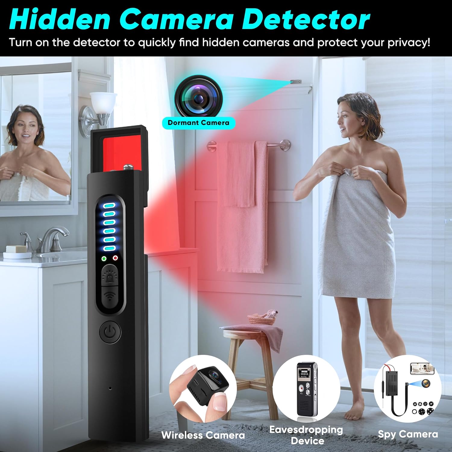 🔥Last Day Promotion 48% OFF-🎁-Hidden Camera & GPS Tracker Detector