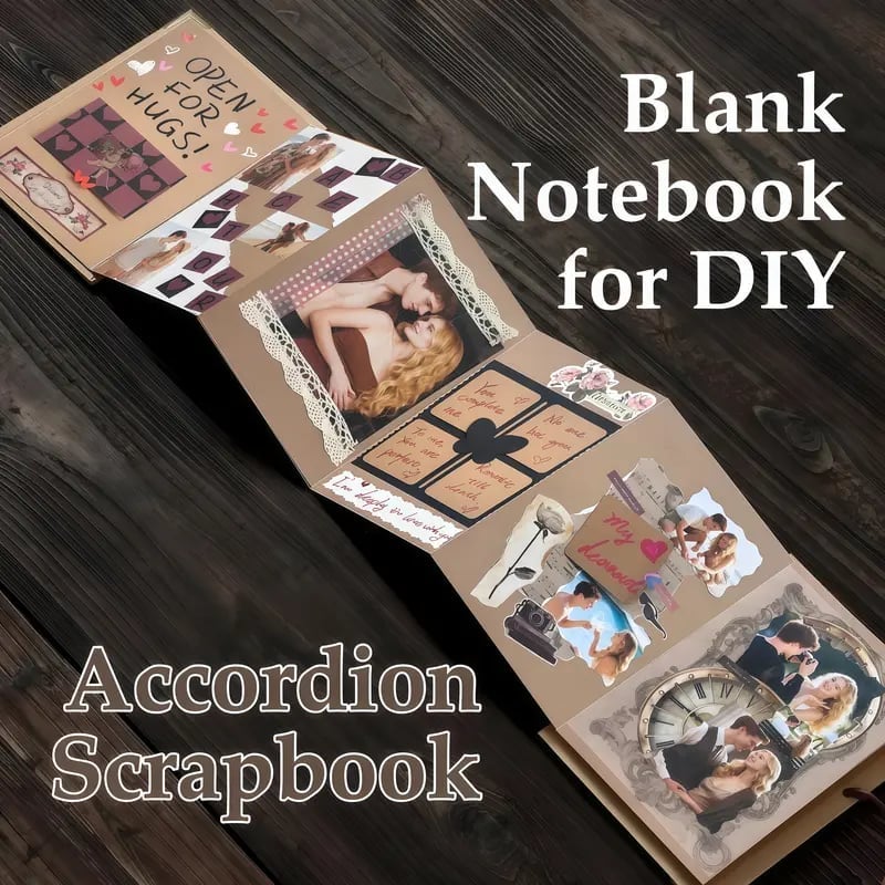 🎁TikTok Last Day Sale - 70% OFF🎉The Memory Keeper: 99+ Inch Accordion Scrapbook Album📚