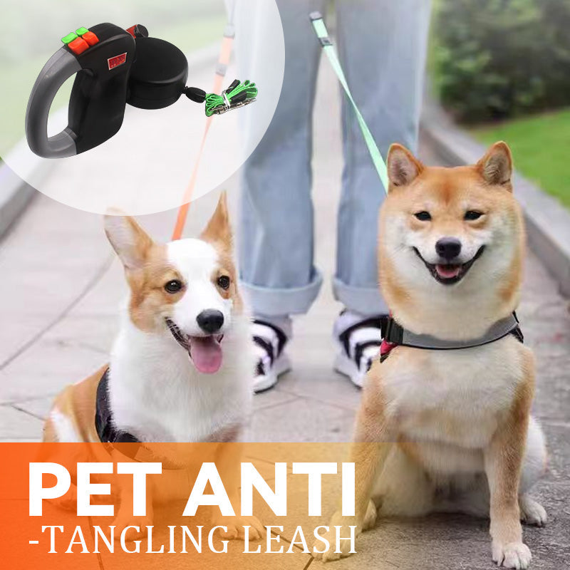 Tiktok Summer Sale🎉Pet Anti-Tangling Leash -🐾No more worries about tangling