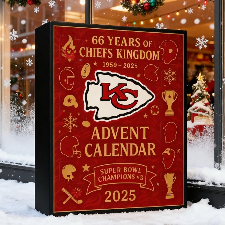 🔥Last Day 50% OFF -🎄Kansas City Chiefs Anniversary Advent Calendar