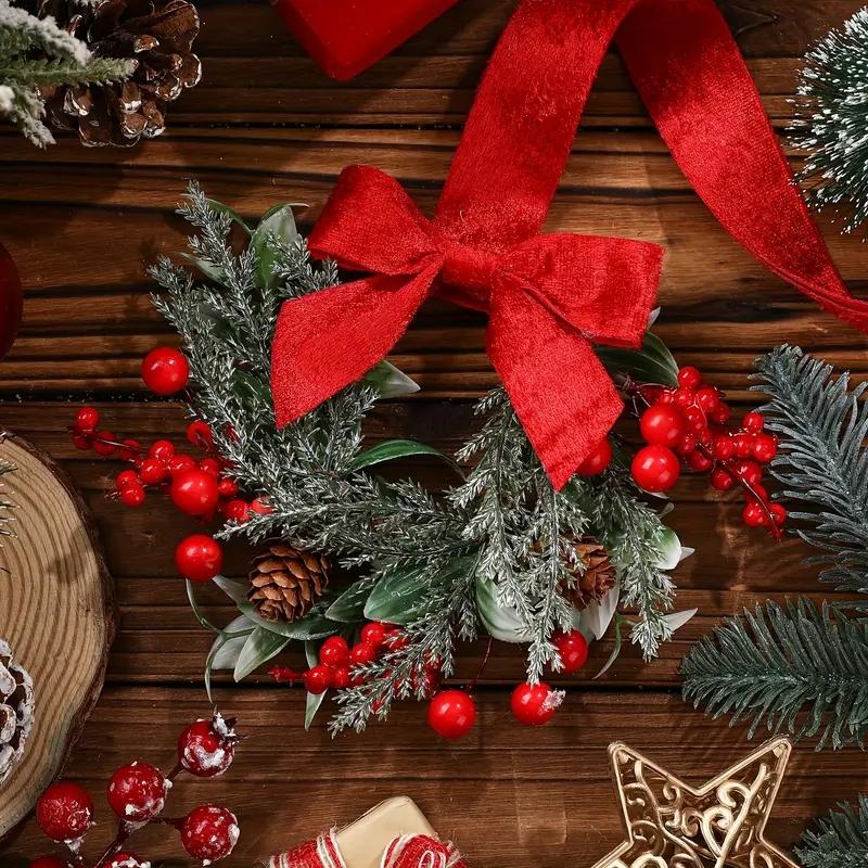 🎁 Letzter Tag 50 % RABATT🎁 Mini-Weihnachtskränze für Schränke – Maximaler Weihnachtszauber