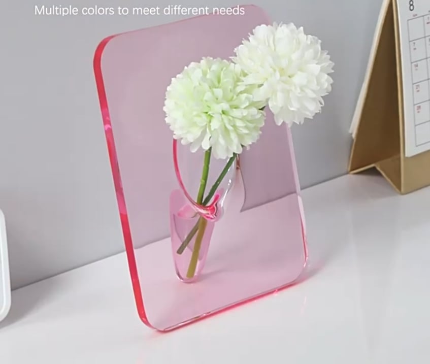 Tiktok Summer Sale🎉Transparent Photo Frame Vase💐