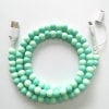 🔥Last Day Promotion 50% OFF🔥Beaded Phone Charger Pearl
