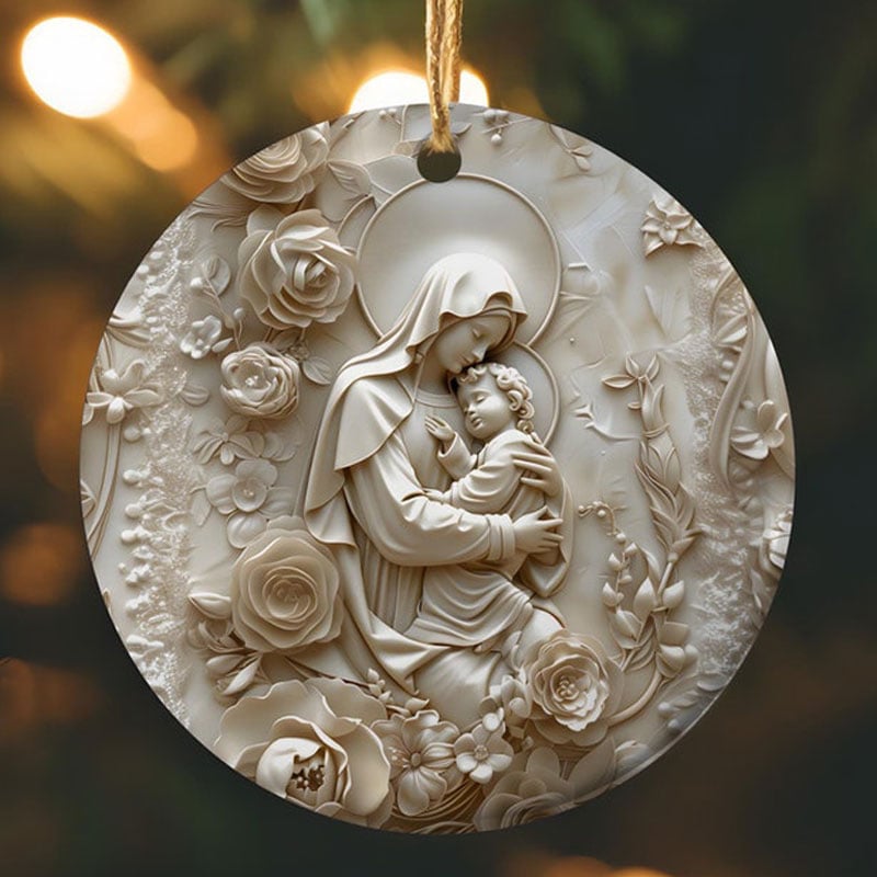 🎄🎅Christmas Presale - 49% OFF🎄-Handmade Catholic Christmas Ornament