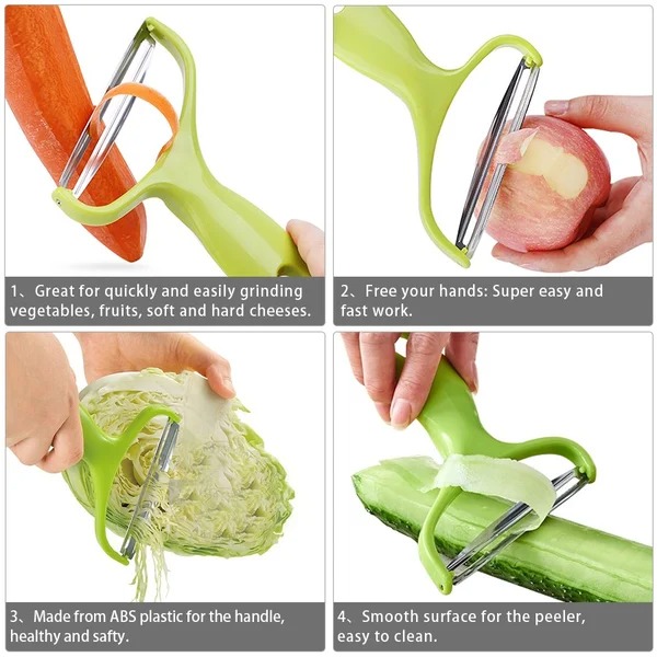 (🔥LAST DAY PROMOTION - SAVE 50% OFF) Stainless Steel Vegetable Peeler-Buy 2 GET 1 FREE NOW