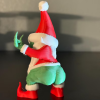 Christmas green gnome