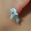 Cute animal bite earring