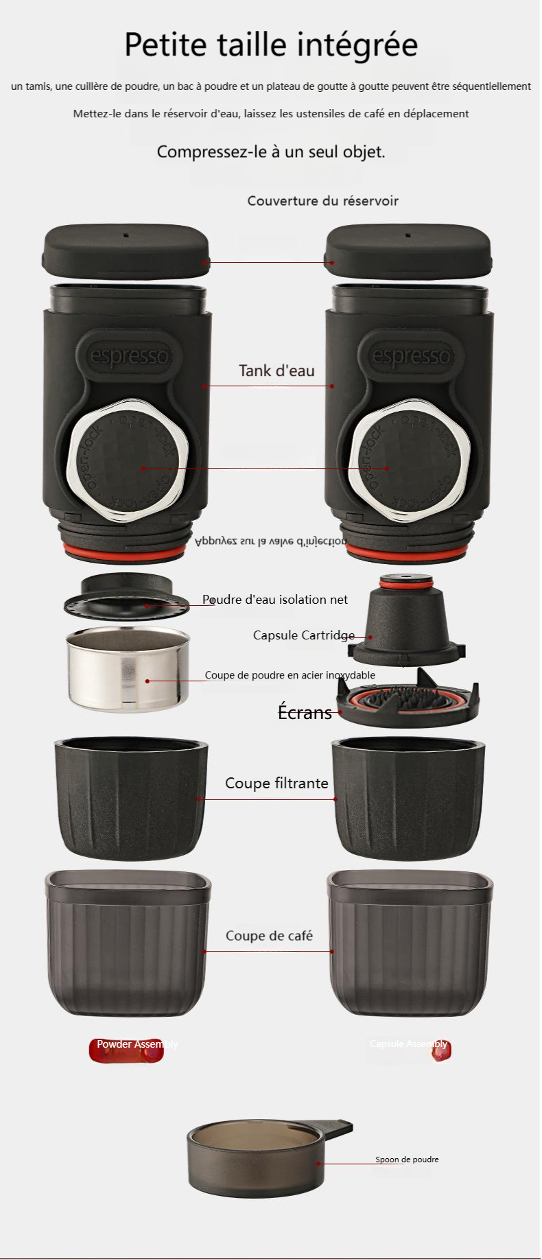 Vente chaude - 49% de réduction🔥Machine à café à pression manuelle portable⌛