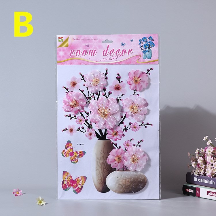 (💗Mother's Day Sale-40% OFF) Plant Vase 3D Sticker Decoration-BUY 4 FREE SHIPPING