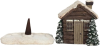 🎁Early Christmas Sale 50% OFF🔥Log Cabin Snowy Winter Incense Cone Burner