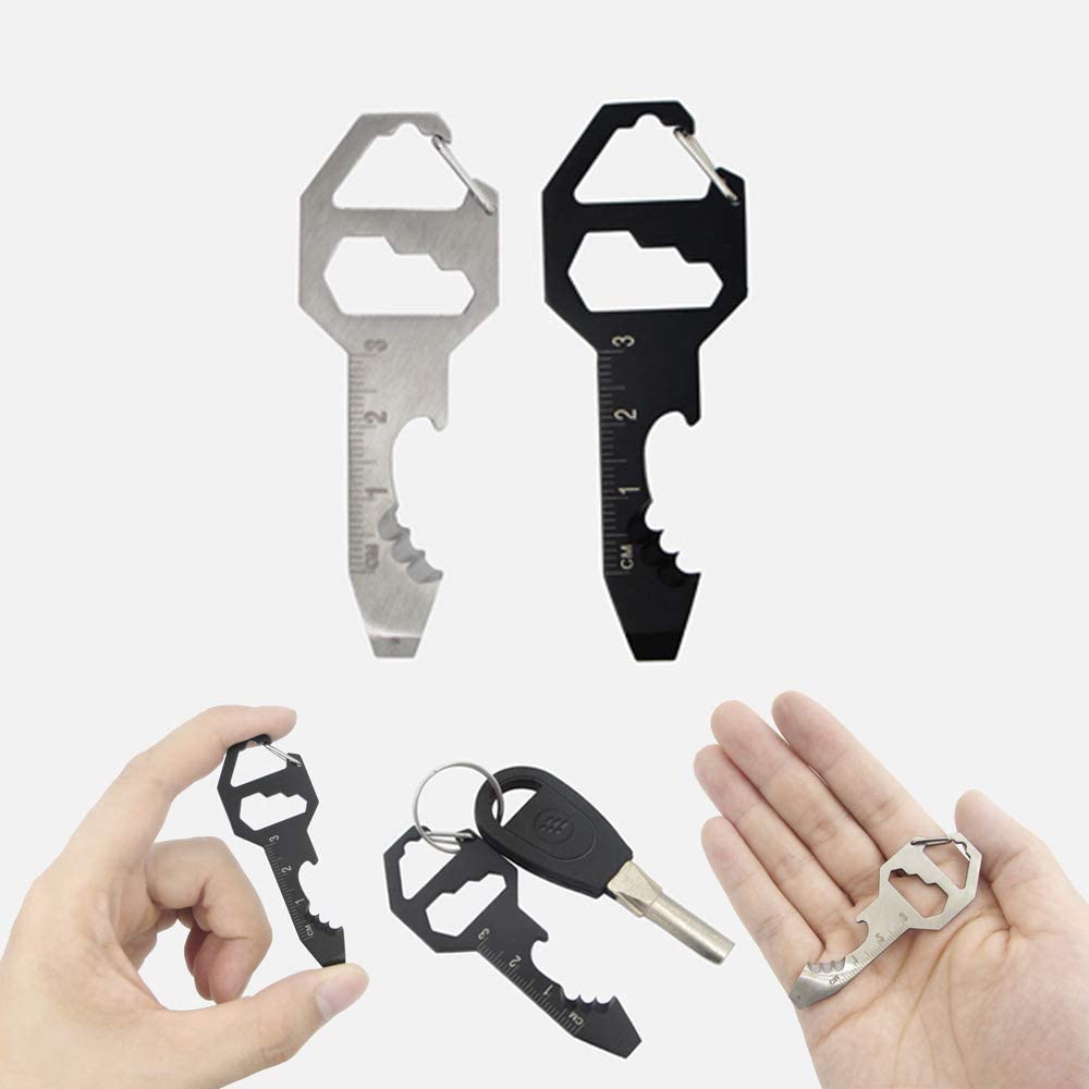 (Mother's Day Promotion- 50% OFF) 6 IN 1 Multifunctional EDC Keychain- Buy 4 Get Extra 20% OFF