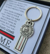 St. Florian Guardian Angel Keychain