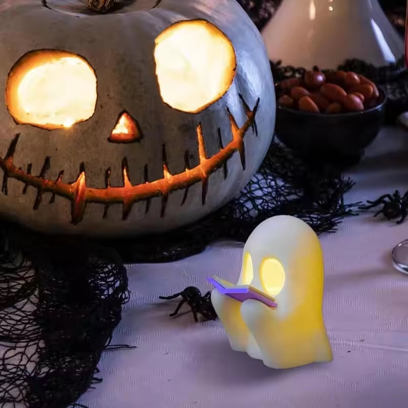 🔥Last Day Promotion 70% OFF🔥Reading Ghost Halloween Decoration⚡BUY 3 GET 3 FREE