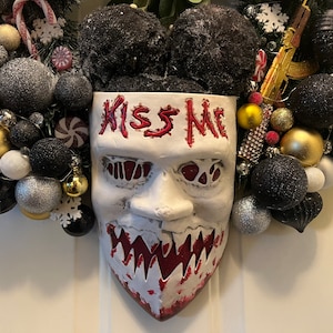 🎃Halloween Sale💀The Purge Christmas Holiday Horror Wreath🔥Buy 2 Get Extra 10% OFF & FREE SHIPPING