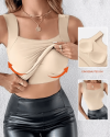 🔥Letzter Tag 70% Rabatt- U-Ausschnitt, Shapewear, integrierter BH💃